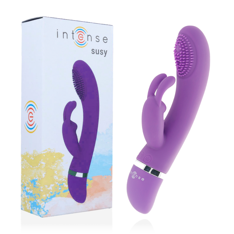INTENSE - VIBREUR OSCILLANT EN SILICONE LAPIN SUSY