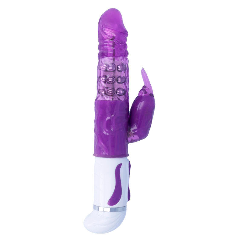 INTENSE - VIBRATEUR ROTATIF GUPPY-LILAS-ROUGE