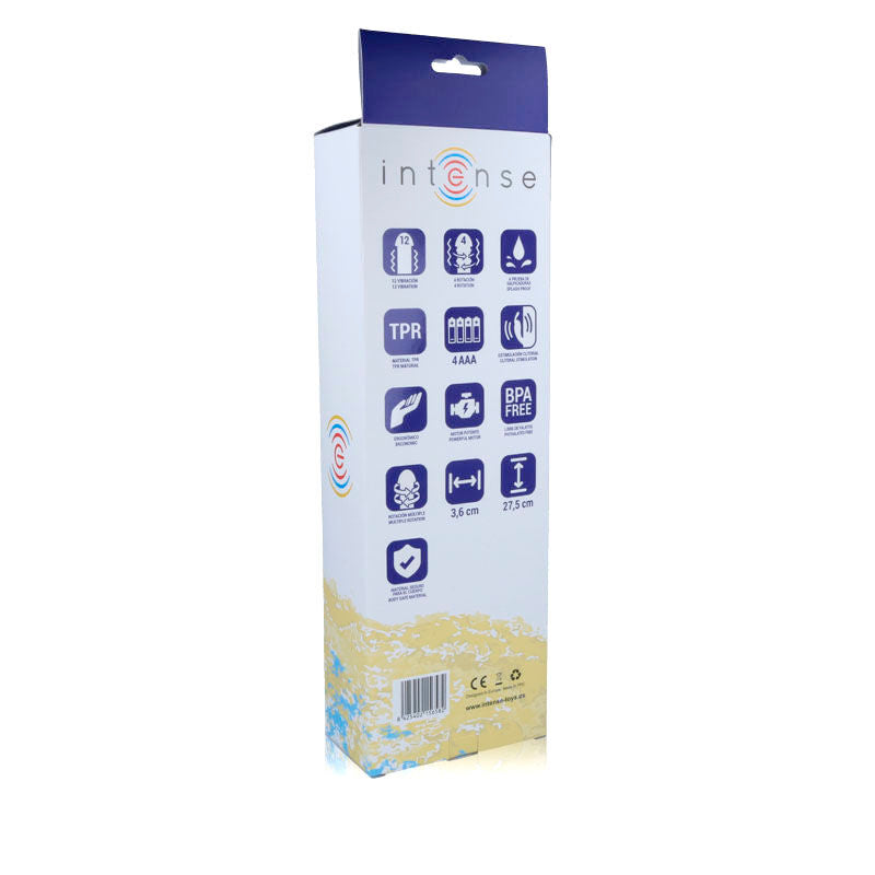 INTENSE - VIBRATEUR ROTATIF GUPPY-LILAS-ROUGE