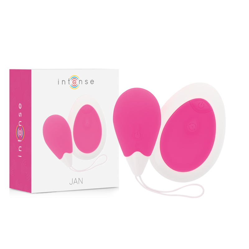 INTENSE - JAN OEUF VIBREUR TÉLÉCOMMANDE ROSE