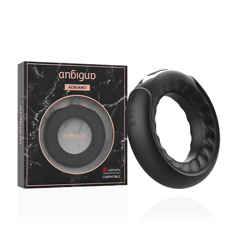 ANBIGUO - ANNEAU VIBRANT ADRIANO + TÉLÉCOMMANDE WATCHME