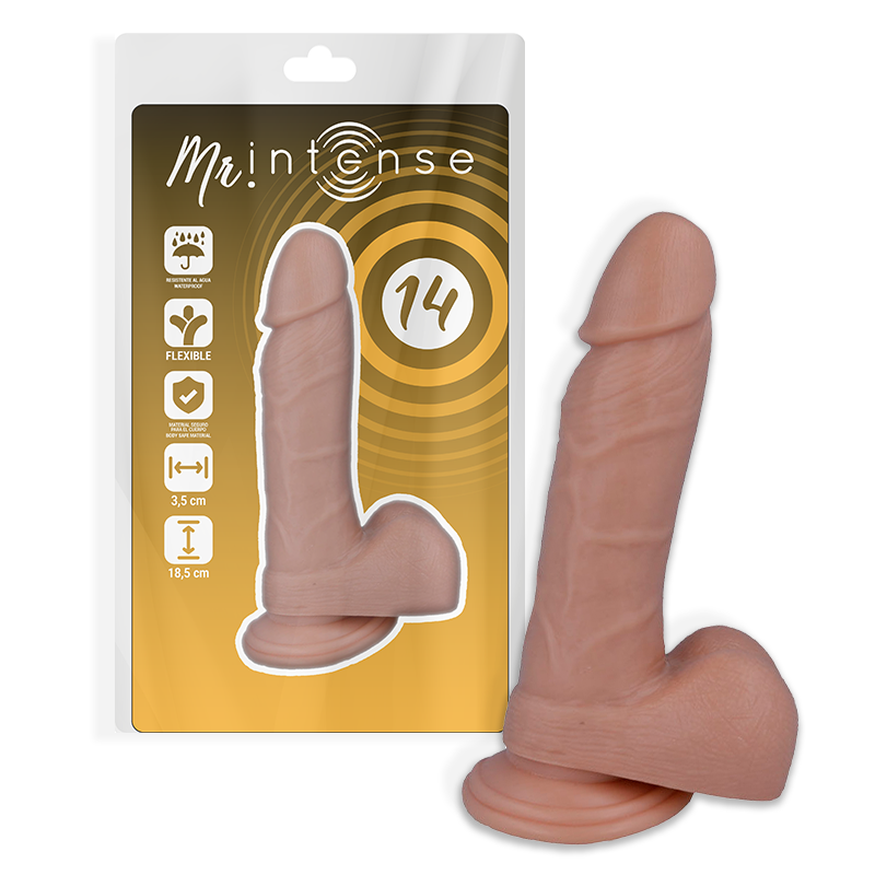 MR INTENSE - PÉNIS RÉALISTE 18,5 CM -O- 3,8 CM