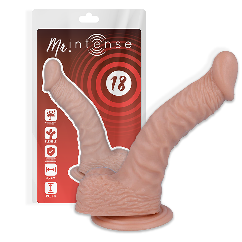 MR INTENSE - PÉNIS RÉALISTE 18 - 19.8 CM -O- 3.2 CM