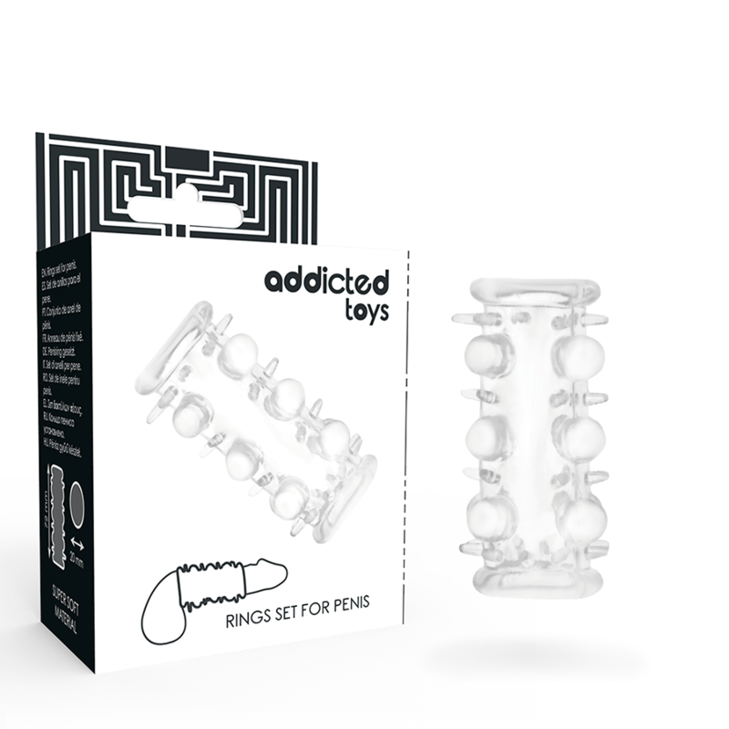 ADDICTED TOYS - GAINE PÉNIS TRANSPARENTE
