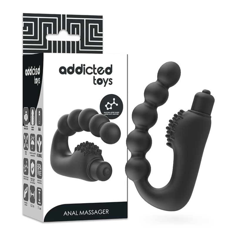 ADDICTED TOYS - MASSEUR ANAL PROSTATIK AVEC VIBRATION