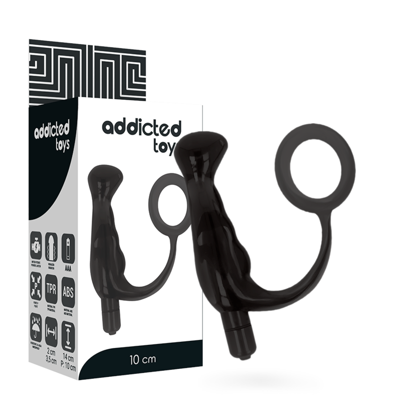 ADDICTED TOYS - VIBREUR PROST TICO NOIR 10 CM
