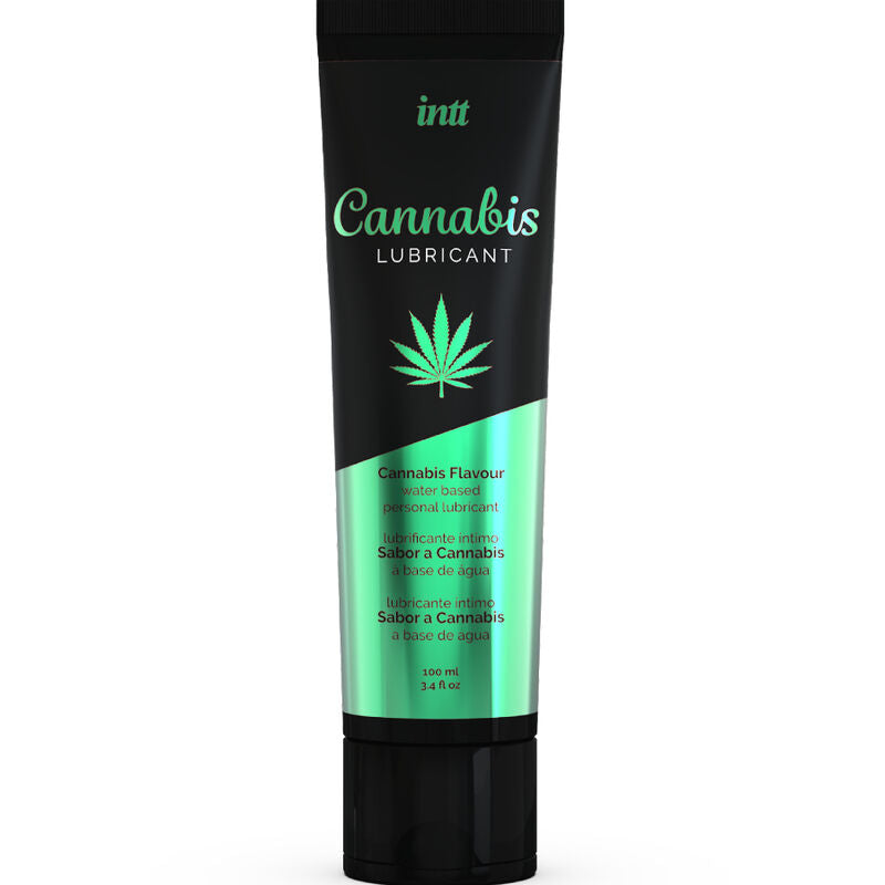 INTT LUBRICANTS - LUBRIFIANT INTIME À BASE D'EAU AU GOÛT CANNABIS