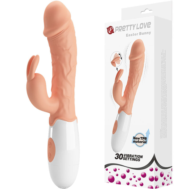 PRETTY LOVE - VIBROMASSEUR LAPIN DE PÂQUES AVEC STIMULATEUR