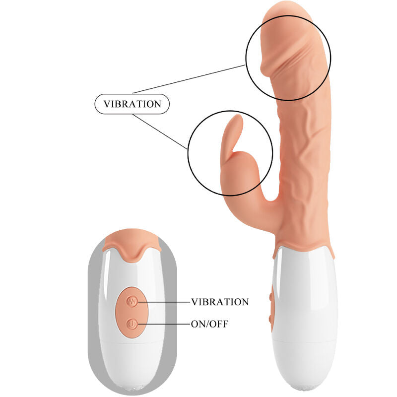 PRETTY LOVE - VIBROMASSEUR LAPIN DE PÂQUES AVEC STIMULATEUR
