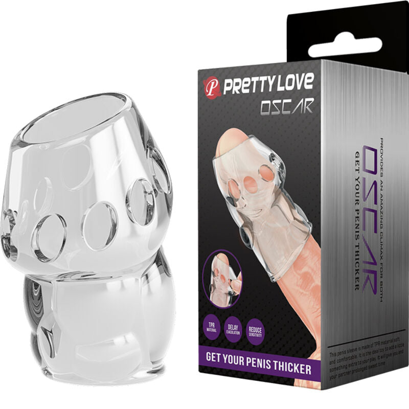 PRETTY LOVE - OSCAR PÉNIS EXTENSIBLE TRANSPARENT