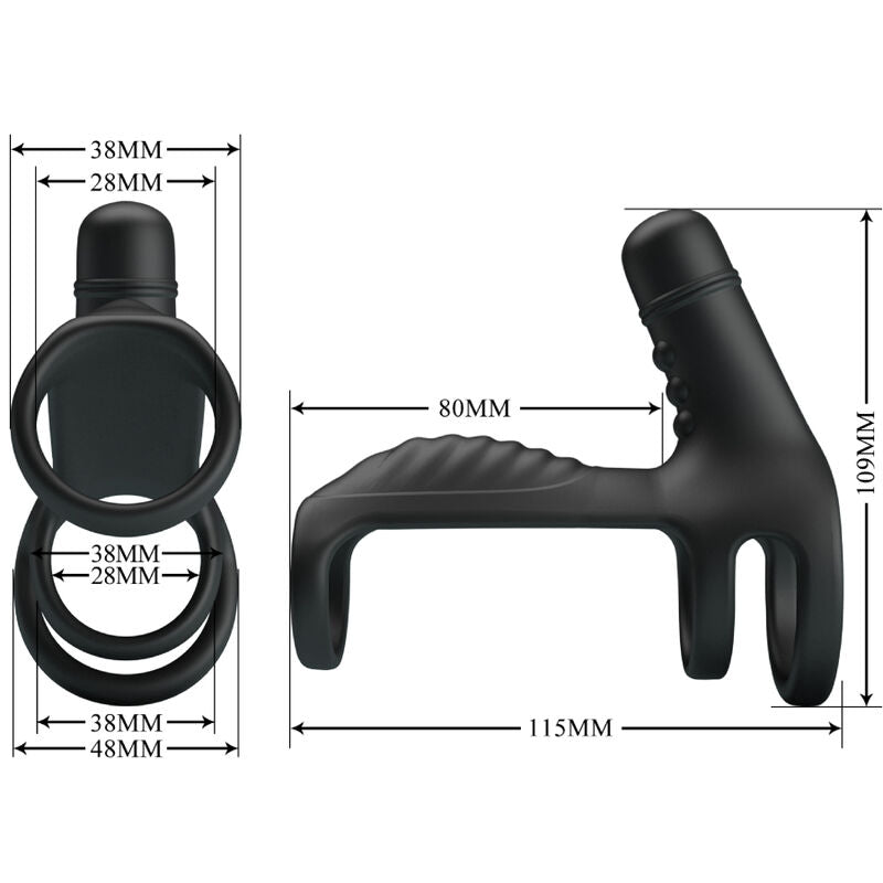 PRETTY LOVE - GAINE D'EXTENSION ÉLASTIQUE EN SILICONE SOUPLE