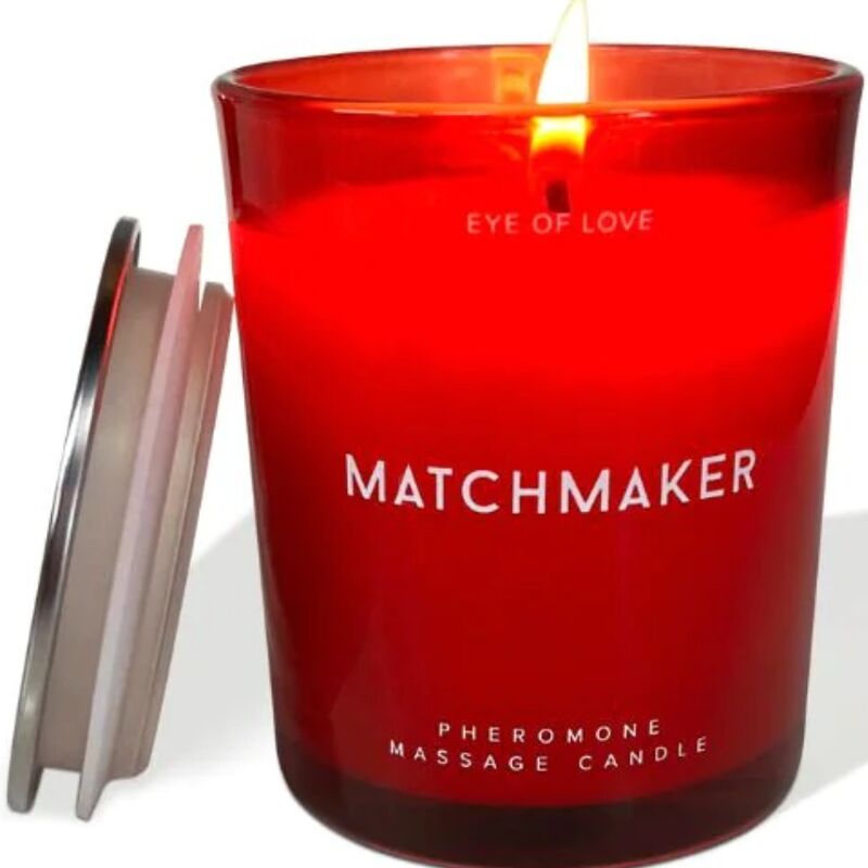 EYE OF LOVE - BOUGIE DE MASSAGE ROUGE DIAMANT MATCHMAKER ATTIRE LES HOMMES 150 ML