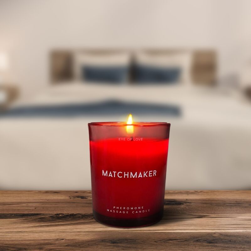 EYE OF LOVE - BOUGIE DE MASSAGE ROUGE DIAMANT MATCHMAKER ATTIRE LES HOMMES 150 ML