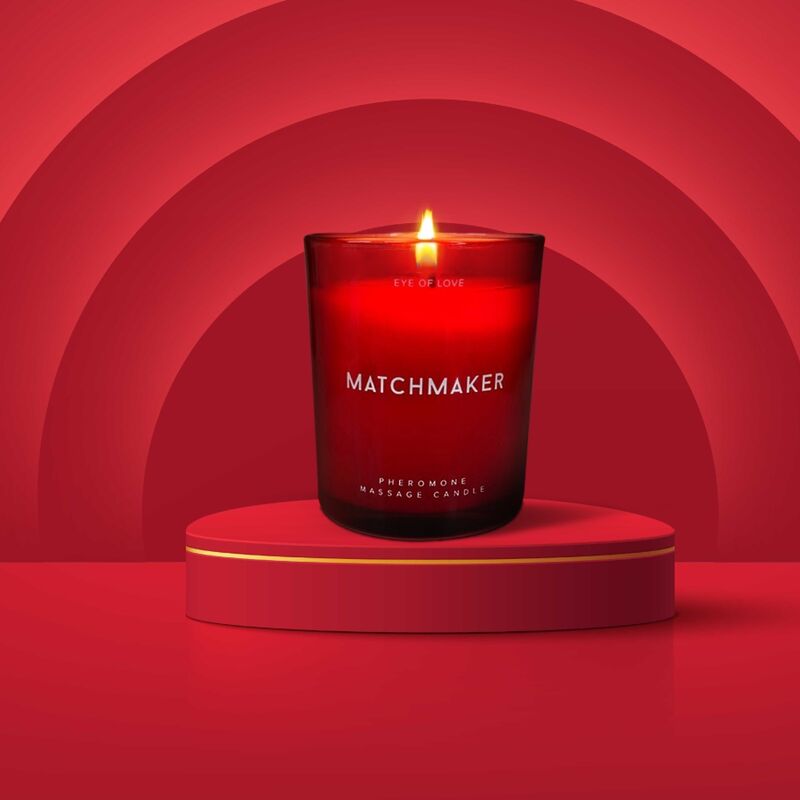 EYE OF LOVE - BOUGIE DE MASSAGE ROUGE DIAMANT MATCHMAKER ATTIRE LES HOMMES 150 ML