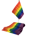 PRIDE - LGBT-FLAGGE, KLEINE FLAGGE, BANNER