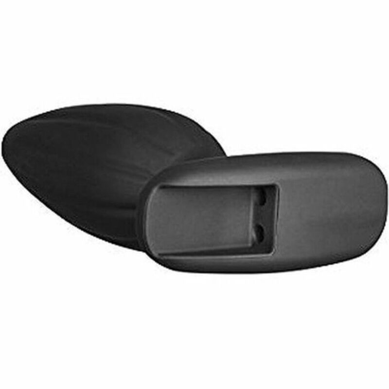 ELECTRASTIM - BUTT PLUG À CULBUTEUR EN SILICONE NOIR GRAND