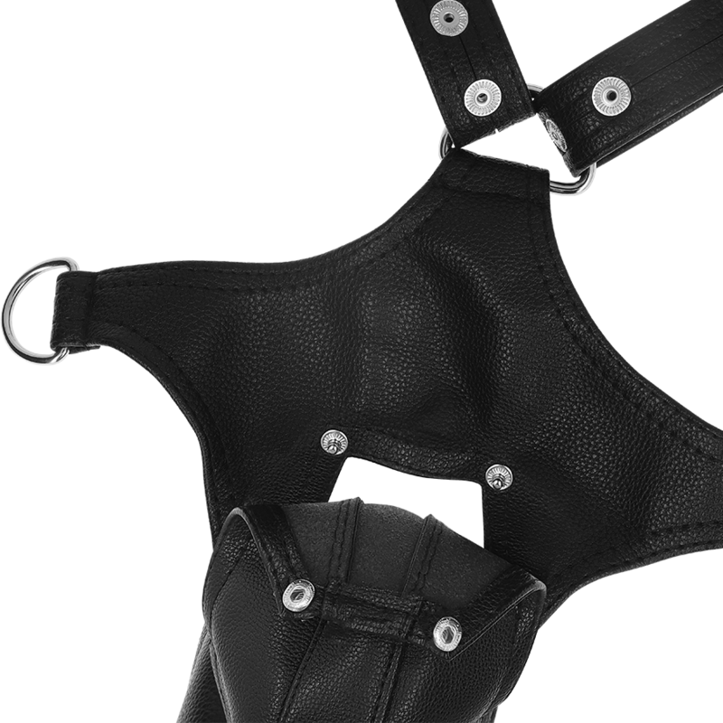 FETISH ATTITUDE SOUMISE - HARNAIS EN V EN SIMILICUIR POUR HOMMES
