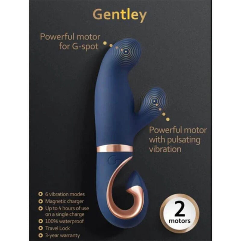 G-VIBE - VIBREUR DOUX POINT G BLEU CARAÏBES