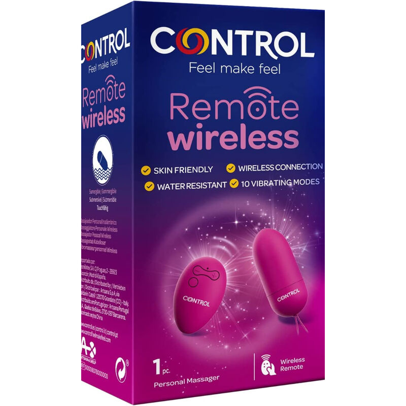 CONTRÔLE - MASSEUR PERSONNEL AVEC TÉLÉCOMMANDE SANS FIL
