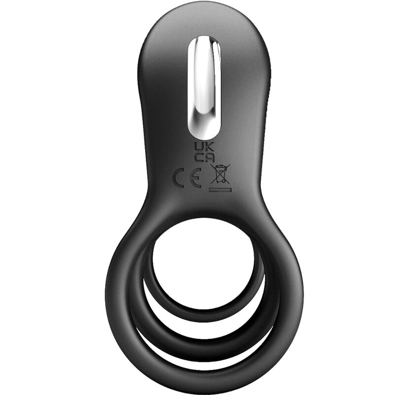 PRETTY LOVE - JAMMY GAINE DE PÉNIS 12 VIBRATIONS AVEC LANGUE EN SILICONE RECHARGEABLE