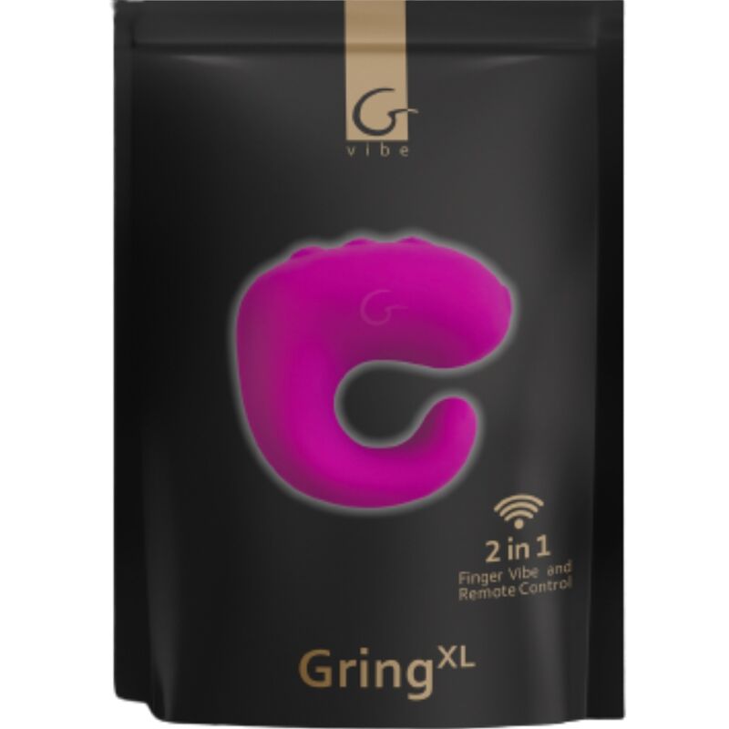 G-VIBE - JOUET COQUIN ANNEAU VIBRANT GRING XL DOUCE FRAMBOISE