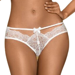 PENTHOUSE - CULOTTES ADORE ME BLANC L/XL