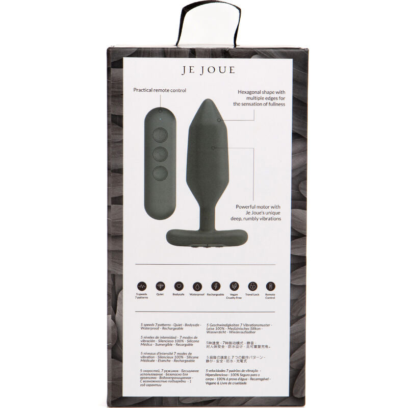 JE JOUE - VIBREUR ANAL ONYX NOIR