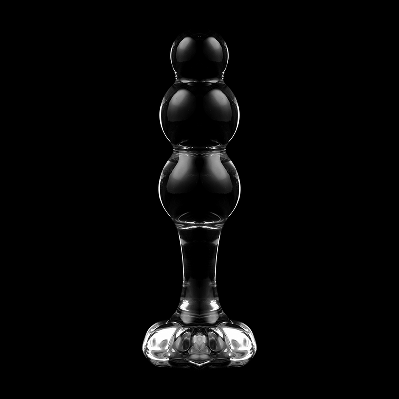 SÉRIE NEBULA PAR IBIZA - MODÈLE 1 BOUCHON EN CRISTAL TRANSPARENT 10,5 CM -O- 3 CM