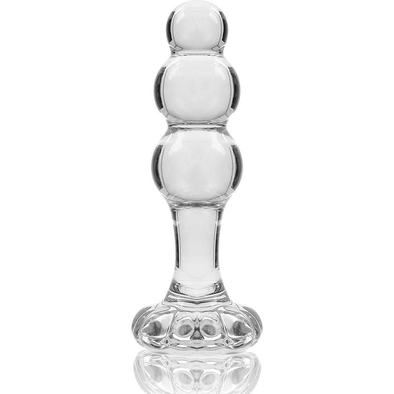 SÉRIE NEBULA PAR IBIZA - MODÈLE 1 BOUCHON EN CRISTAL TRANSPARENT 10,5 CM -O- 3 CM