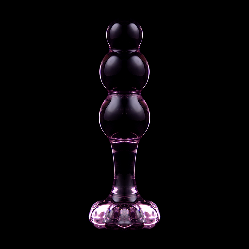 SÉRIE NEBULA PAR IBIZA - MODÈLE 1 BOUCHON EN CRISTAL TRANSPARENT 10,5 CM -O- 3 CM