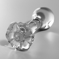 NEBULA SERIES BY IBIZA - MODÈLE 2 PLUG CRISTAL TRANSPARENT 11 CM -Ø- 3.5 CM