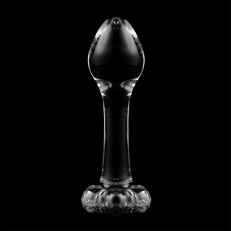 NEBULA SERIES BY IBIZA - MODÈLE 2 PLUG CRISTAL TRANSPARENT 11 CM -Ø- 3.5 CM