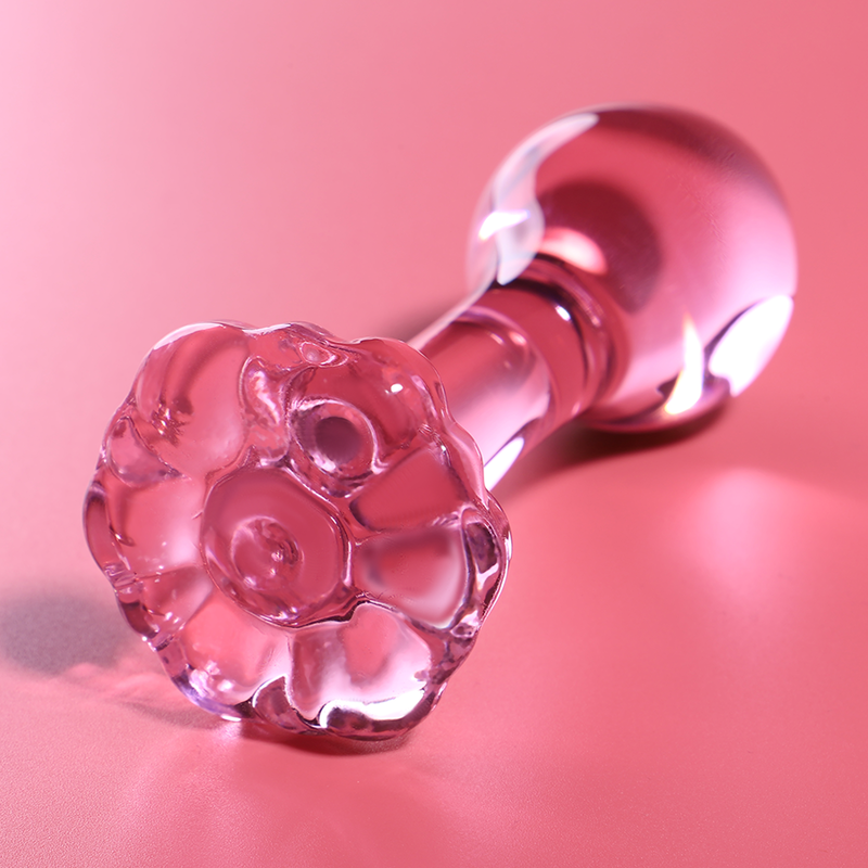 NEBULA SERIES BY IBIZA - MODÈLE 2 PLUG CRISTAL TRANSPARENT 11 CM -Ø- 3.5 CM