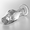 SÉRIE NEBULA PAR IBIZA - MODÈLE 6 PLUGS CRISTAL TRANSPARENT 12.5 CM -O- 4 CM