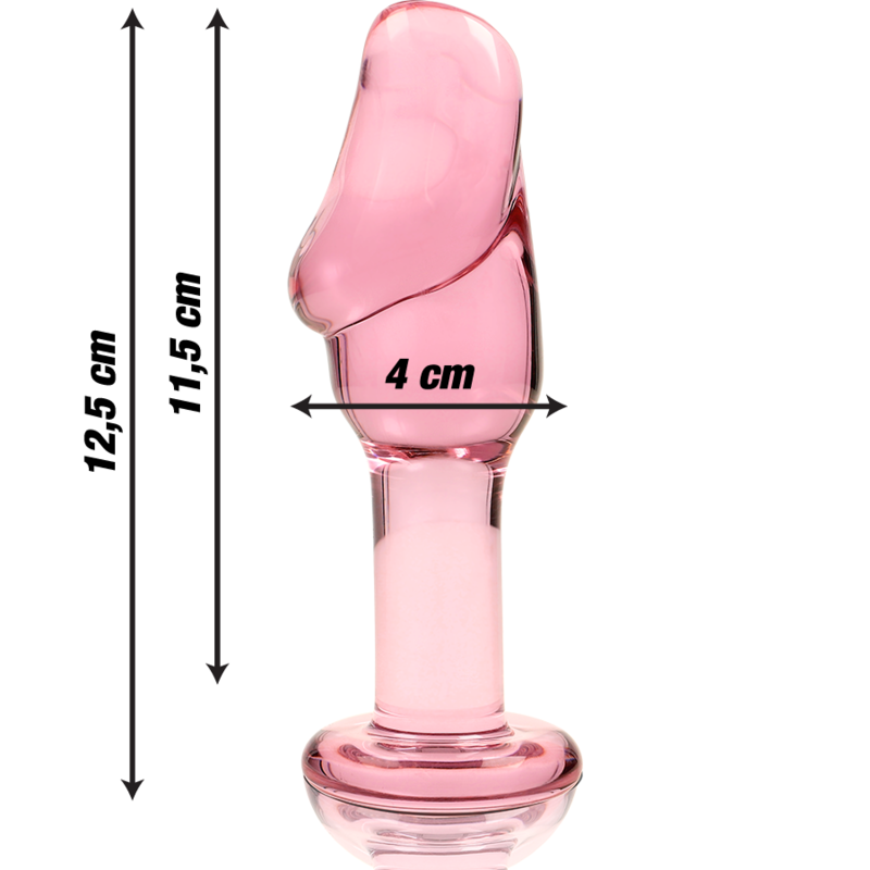 SÉRIE NEBULA PAR IBIZA - MODÈLE 6 PLUGS CRISTAL TRANSPARENT 12.5 CM -O- 4 CM