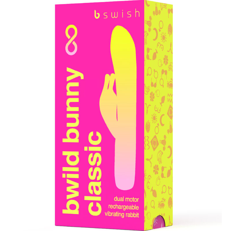 B SWISH - BWILD BUNNY INFINITE VIBREUR RECHARGEABLE CLASSIQUE SILICONE ROSE