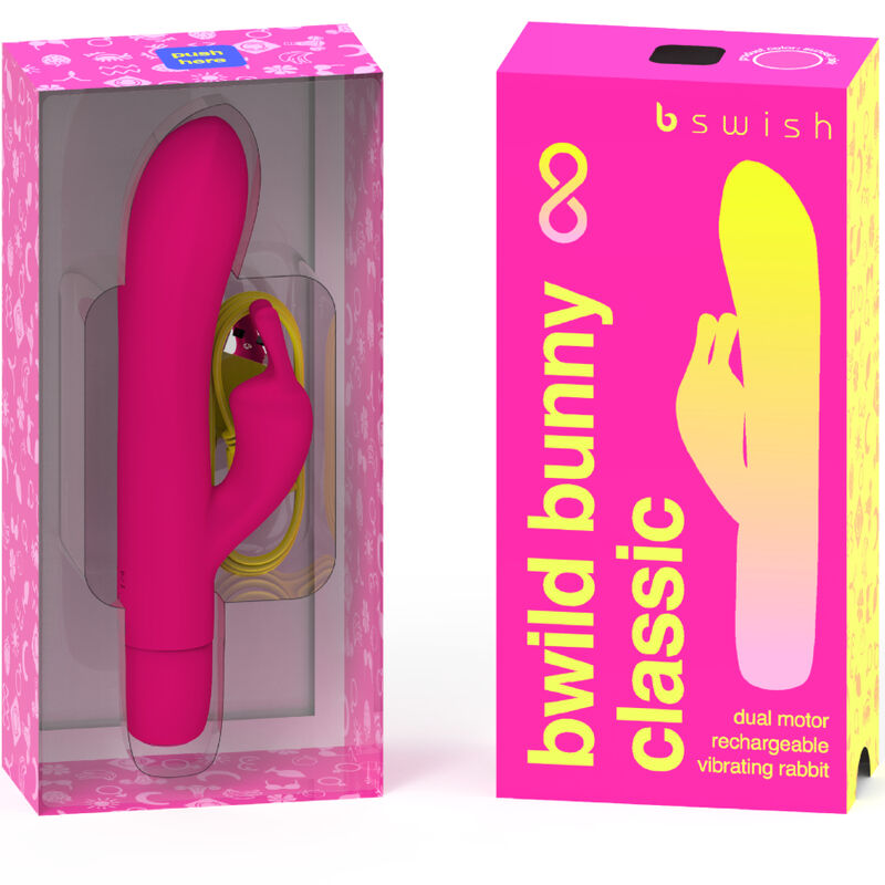 B SWISH - BWILD BUNNY INFINITE VIBREUR RECHARGEABLE CLASSIQUE SILICONE ROSE