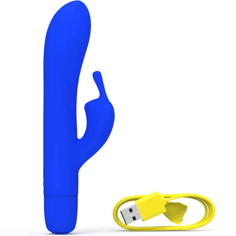 B SWISH - BWILD BUNNY VIBREUR RECHARGEABLE INFINI CLASSIQUE EN SILICONE BLEU