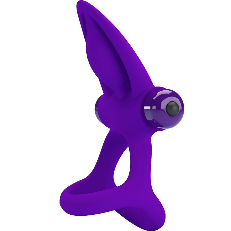PRETTY LOVE - ANNEAU VIBRANT 10 VIBRATIONS SILICONE VIOLET