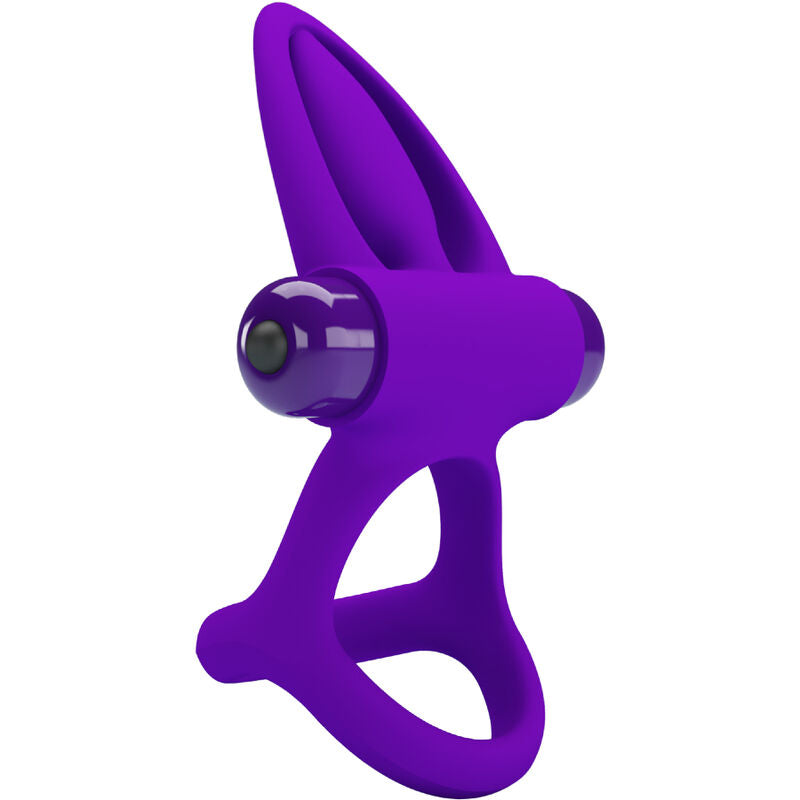 PRETTY LOVE - ANNEAU VIBRANT 10 VIBRATIONS SILICONE VIOLET