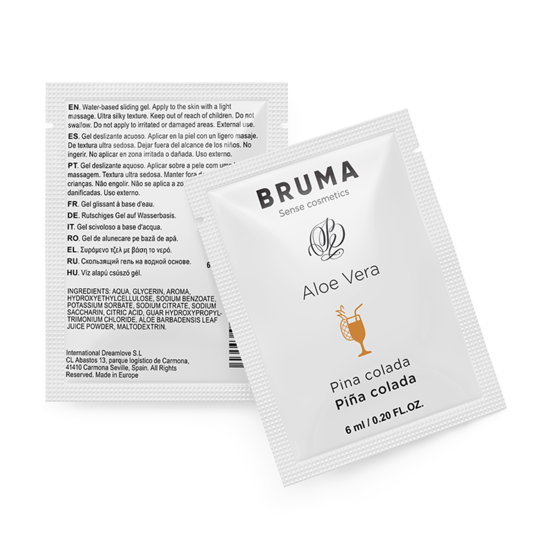 BRUMA - GEL LUBRIFIANT ALOE VERA GOÛT PINA COLADA 6 ML