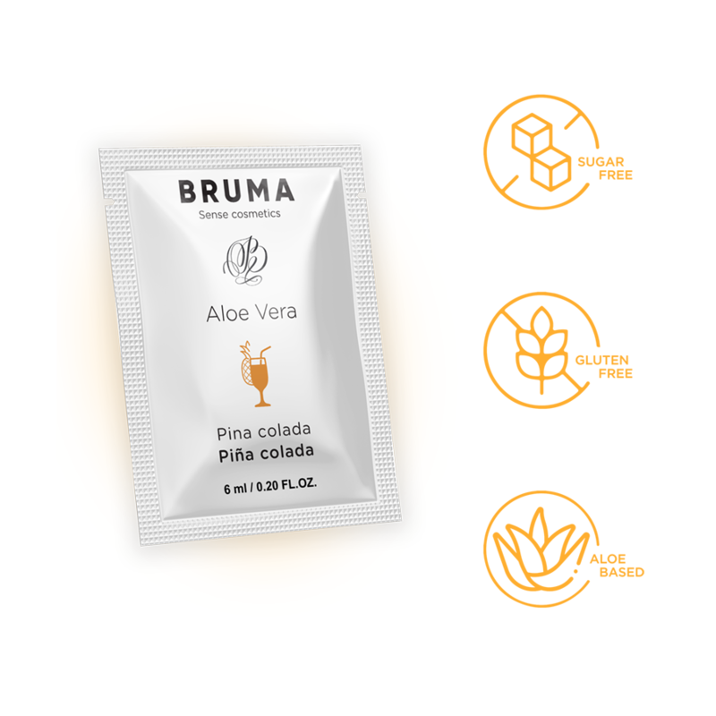 BRUMA - GEL LUBRIFIANT ALOE VERA GOÛT PINA COLADA 6 ML