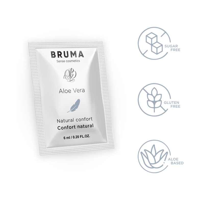 BRUMA - GEL LUBRIFIANT ALOE VERA CONFORT NATUREL 6 ML