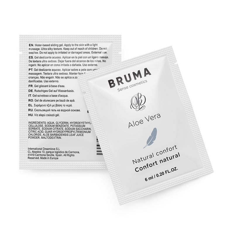 BRUMA - GEL LUBRIFIANT ALOE VERA CONFORT NATUREL 6 ML