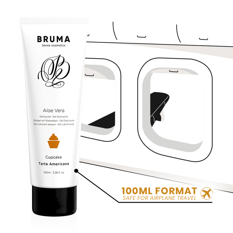 BRUMA - GEL LUBRIFIANT ALOE VERA GOÛT CUPCAKE 100 ML