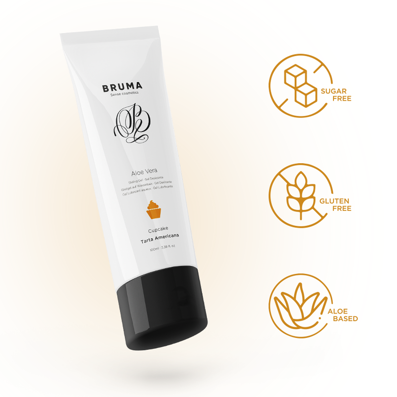 BRUMA - GEL LUBRIFIANT ALOE VERA GOÛT CUPCAKE 100 ML