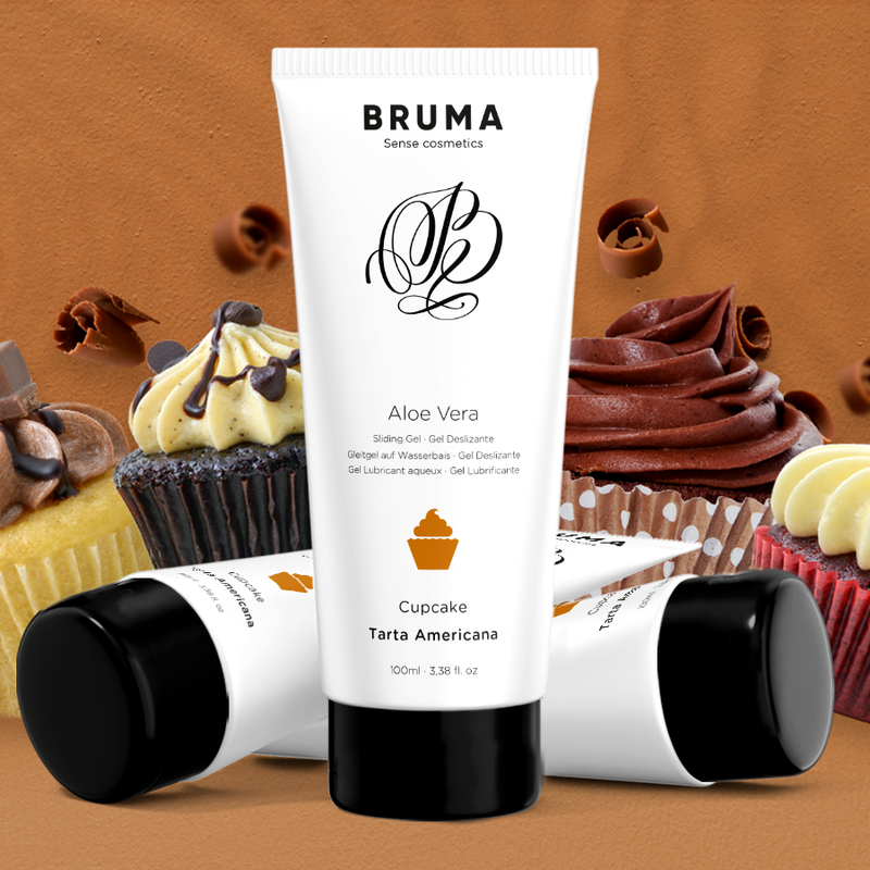 BRUMA - GEL LUBRIFIANT ALOE VERA GOÛT CUPCAKE 100 ML