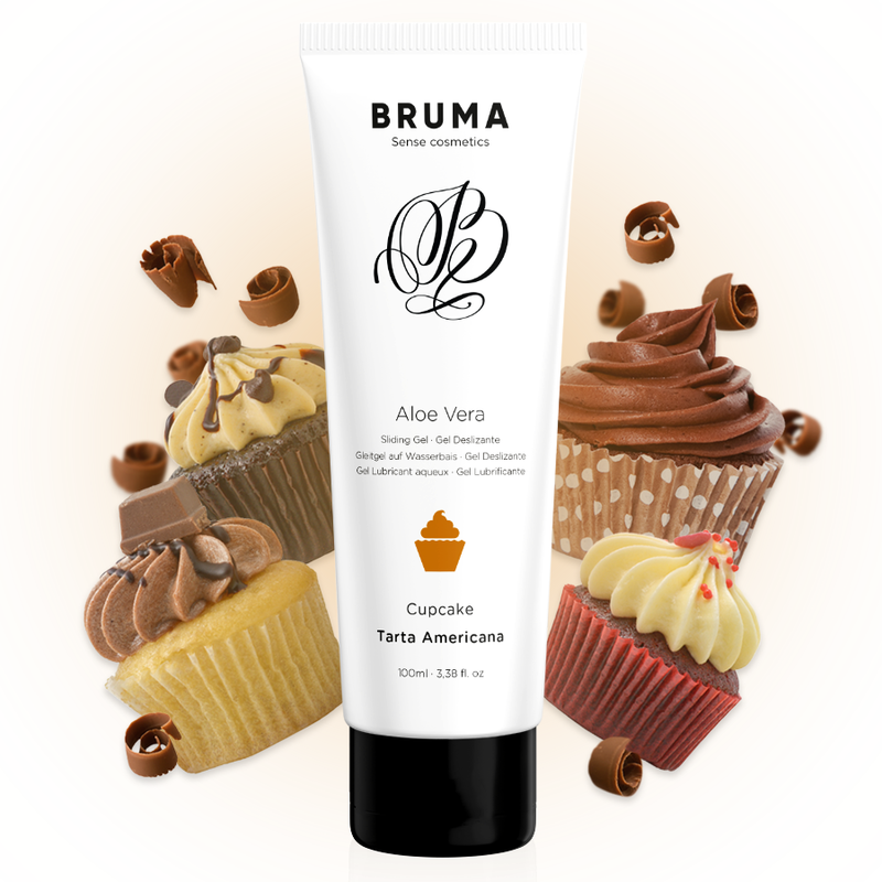 BRUMA - GEL LUBRIFIANT ALOE VERA GOÛT CUPCAKE 100 ML