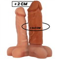 VIRILXL - ALLONGE PÉNIS EN SILICONE LIQUIDE MARRON V3
