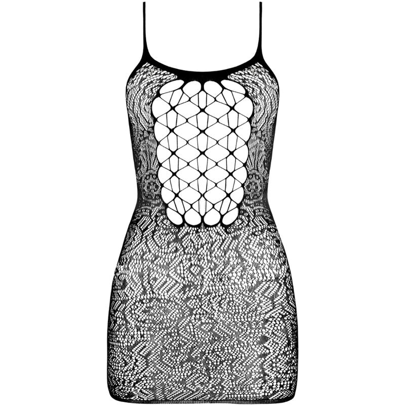 PASSION - BS096 BAS EN RÉSILLE NOIR TAILLE UNIQUE